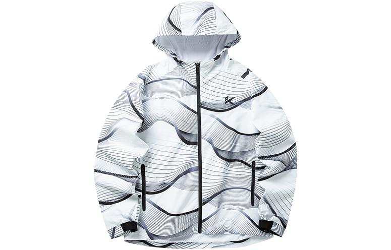 ANTA Basketball Collection Jackets Men's White Hooded Moderate Other
