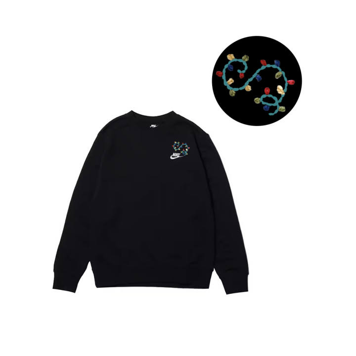 Nike Nike Sweatshirts Men's Black Crew Neck Moderate