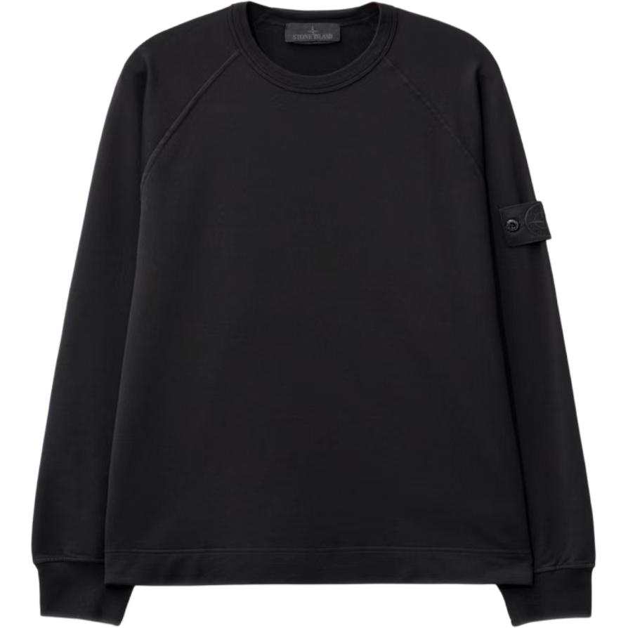 STONE ISLAND Logo Patch Crewneck Sweatshirt