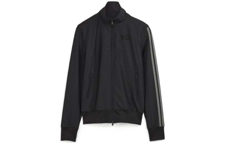 Y-3 Y-3 funnel neck zip-up track jacket