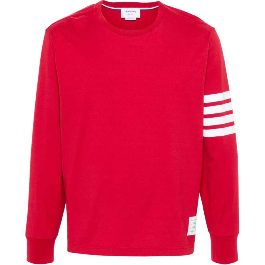 THOM BROWNE Thom Browne 4-Bar stripe cotton T-shirt