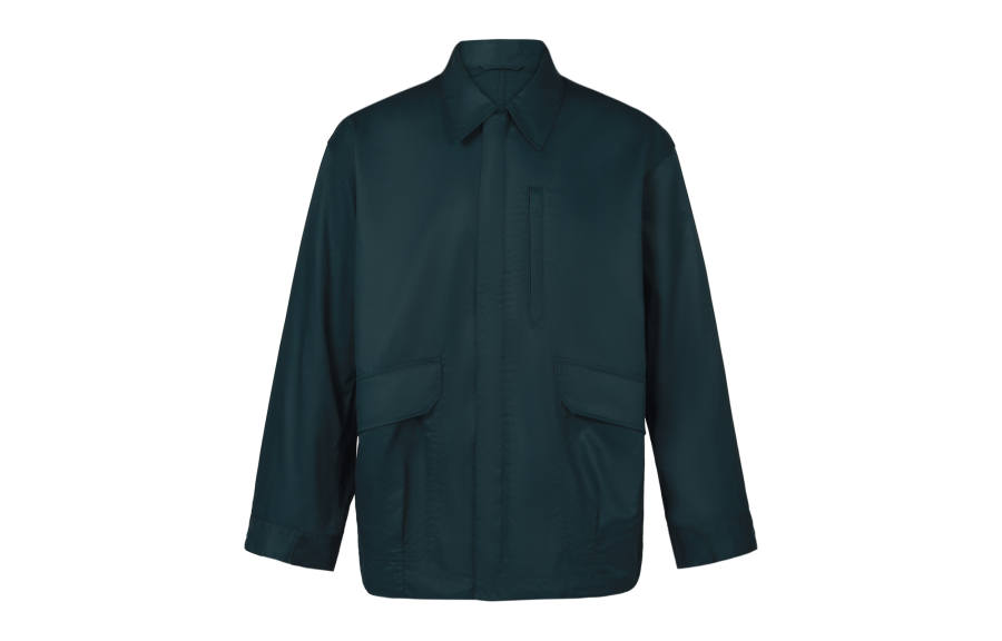 UNIQLO Jackets Men's Sea Blue Crew Neck Moderate Other