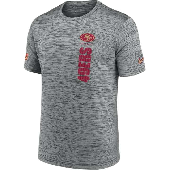 Nike Nike San Francisco 49ers Sideline Team Issue Velocity Women's Nike Dri FIT Nfl T Shirt