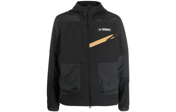 Adidas Adidas Logo-print Terrex Hooded Jacket