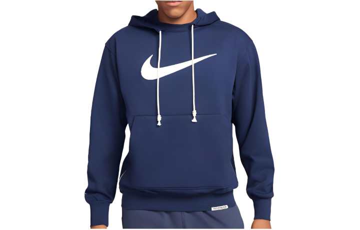 Nike Nike Dri FIT Baseball Pullover Hoodie Sweatshirt Men's Blue