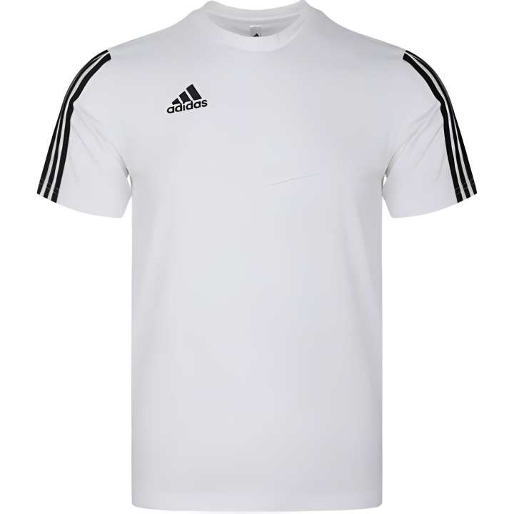 Adidas Adidas T Shirts Men's White Crew Neck Moderate