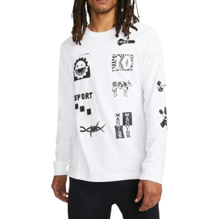 Nike Nike T Shirts Men's White Crew Neck Moderate