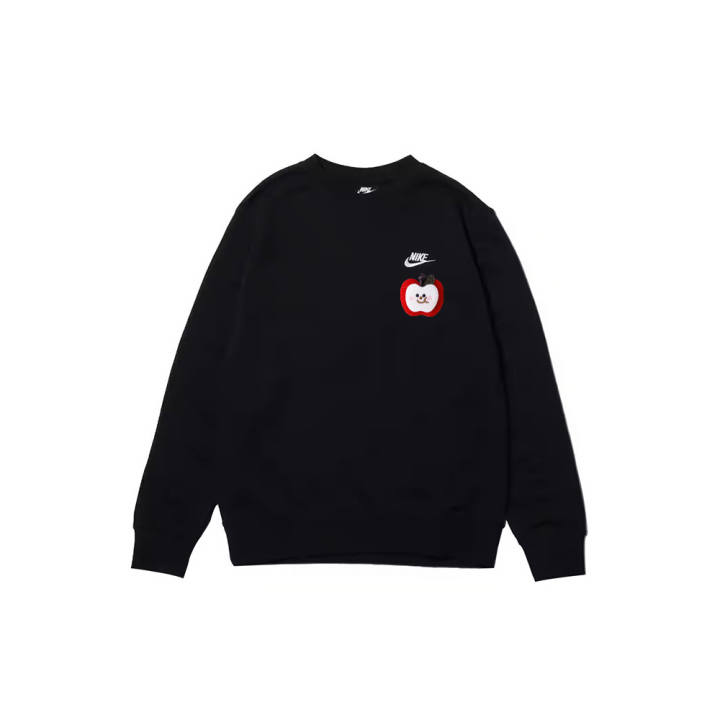 Nike Nike Sweatshirts Men's Black Crew Neck Moderate Regular