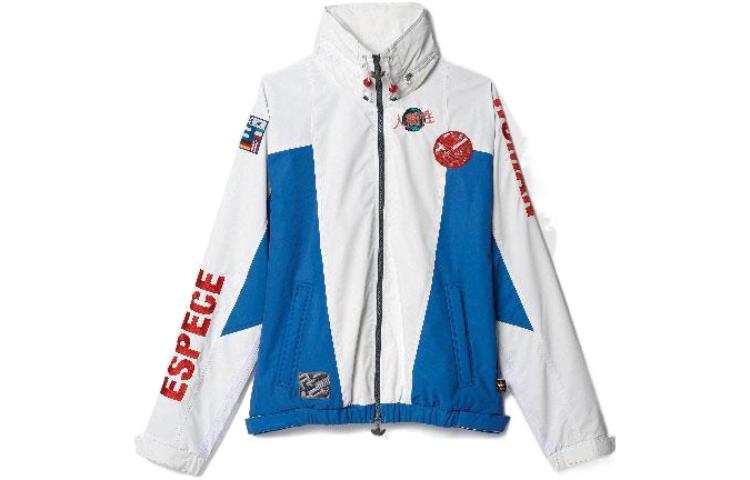 Adidas Originals Adidas X Pharrell Jackets Men's Blue White Stand Collar Moderate Other