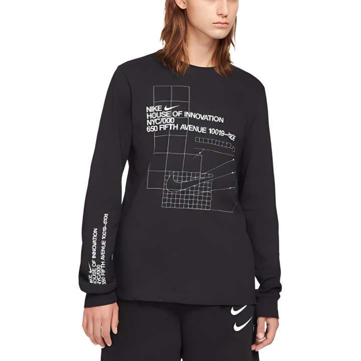 Nike Nike T Shirts Men's Black Crew Neck Moderate