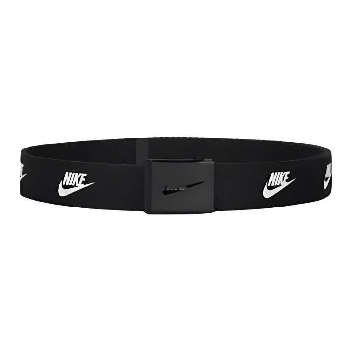 Nike Nike Polyester Belts Men's Black/White Width 3.8CM
