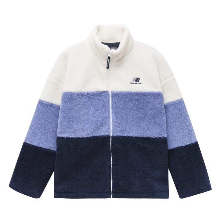 New Balance New Balance Jackets Unisex Purple Stand Collar Thickened Other