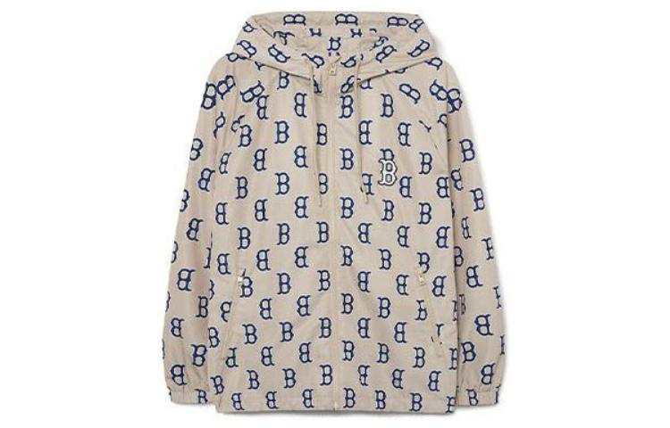 MLB MLB Monogram Boston Red Sox Jacket Unisex Beige
