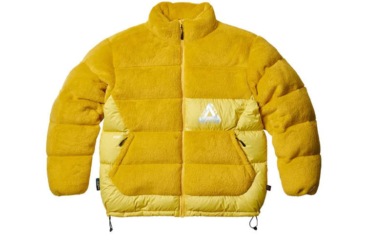PALACE PALACE Jackets Unisex Yellow Stand Collar Moderate Soft Shell