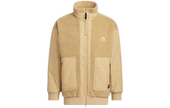 Adidas Adidas Jackets Men's Khaki Stand Collar Moderate Other