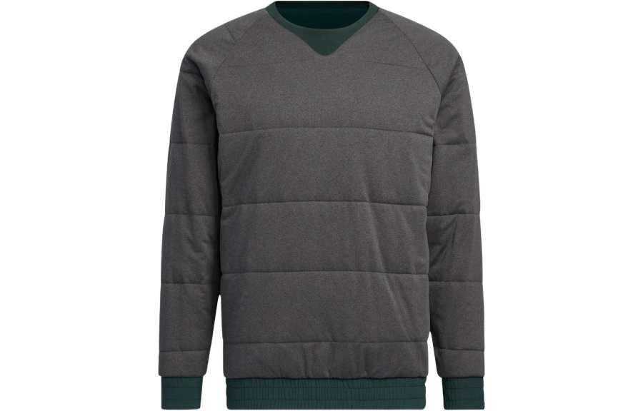 Adidas Adidas Jackets Men's Dark Green Crew Neck Moderate Mock Two Piece