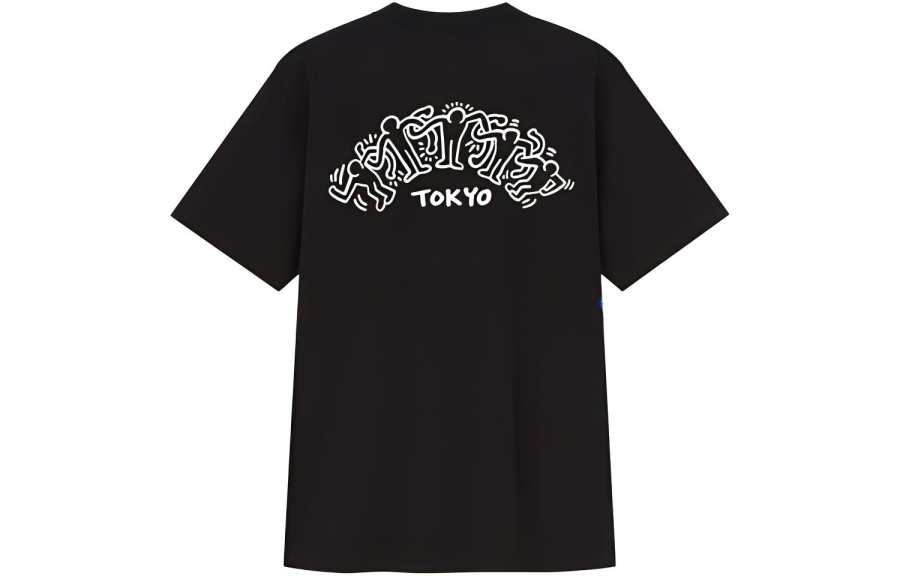 UNIQLO x Keith Haring X Tokyo T Shirt Unisex Black