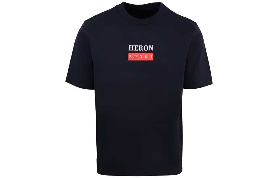 HERON PRESTON Logo-print Cotton T-shirt