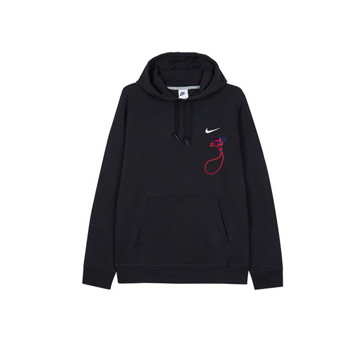 Nike Nike Sweatshirts Men's Black Hooded Moderate