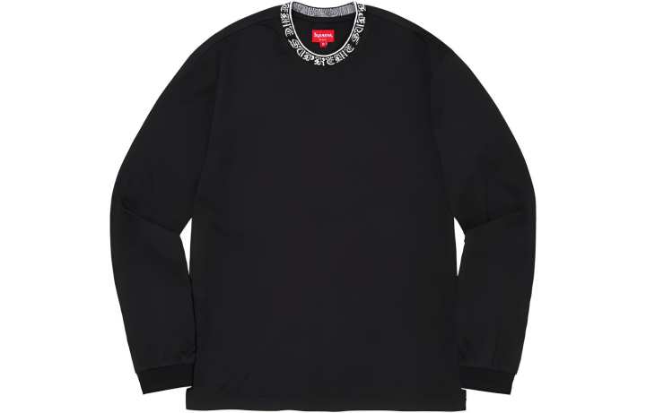 Supreme Supreme Old English Collar Logo Long Sleeve Top