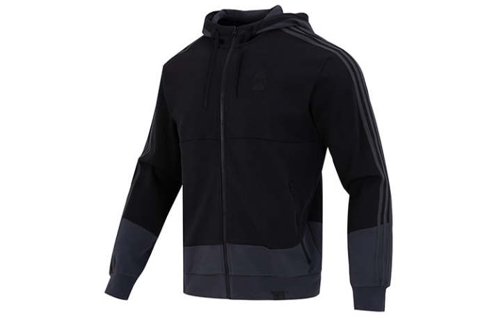 Adidas Adidas Jackets Men's Black Hooded Moderate Other