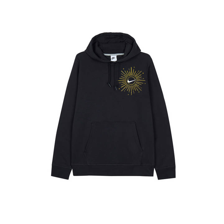 Nike Nike Sweatshirts Men's Black Hooded Moderate Regular