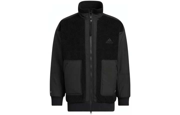 Adidas Adidas Jackets Men's Black Stand Collar Moderate