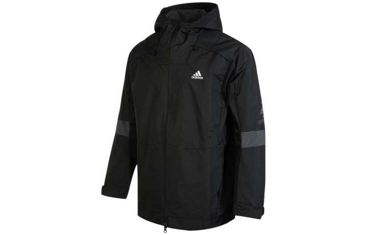 Adidas Adidas Jackets Men's Black Hooded Moderate Other