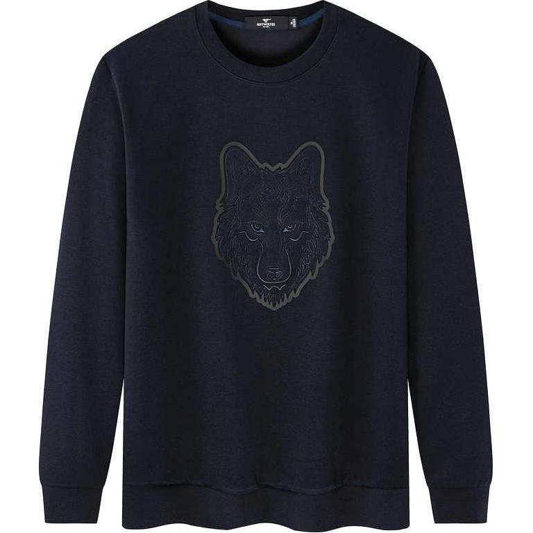 SEPTWOLVES SEPTWOLVES Sweatshirt Men's Navy Blue