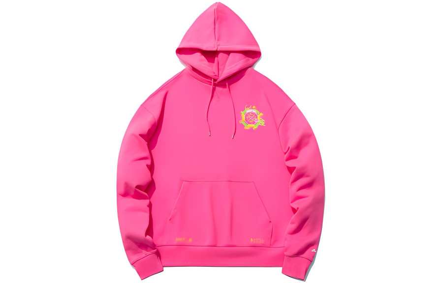 Li-Ning Li Ning x SHAOBURUCHUAN Sweatshirt Unisex Pepper Pink Couple's