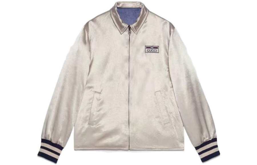 GUCCI Jackets Unisex Beige Lapel Moderate Other