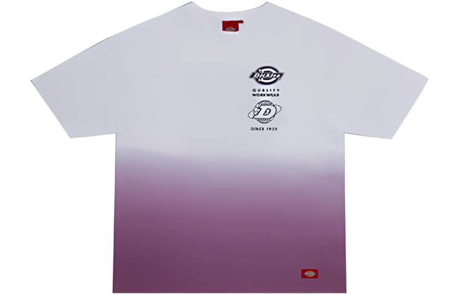 Dickies SS21 T Shirt Unisex White Purple