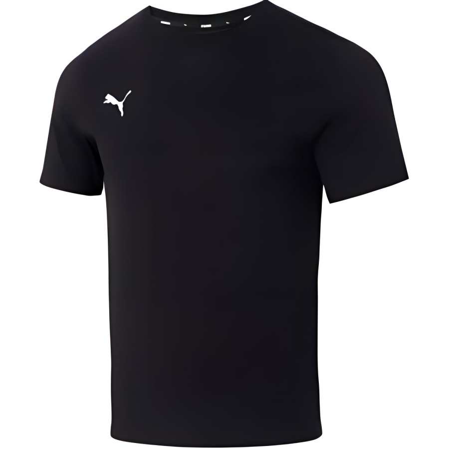 PUMA PUMA ACTIVE T Shirts Men's Black Crew Neck Moderate