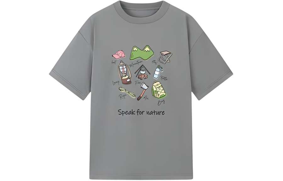 NATUREHIKE Drop Shoulder Sleeve T Shirt Unisex
