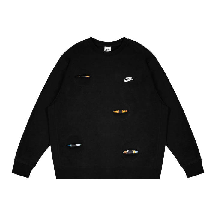 Nike Nike Sweatshirts Unisex Black Crew Neck Moderate Regular