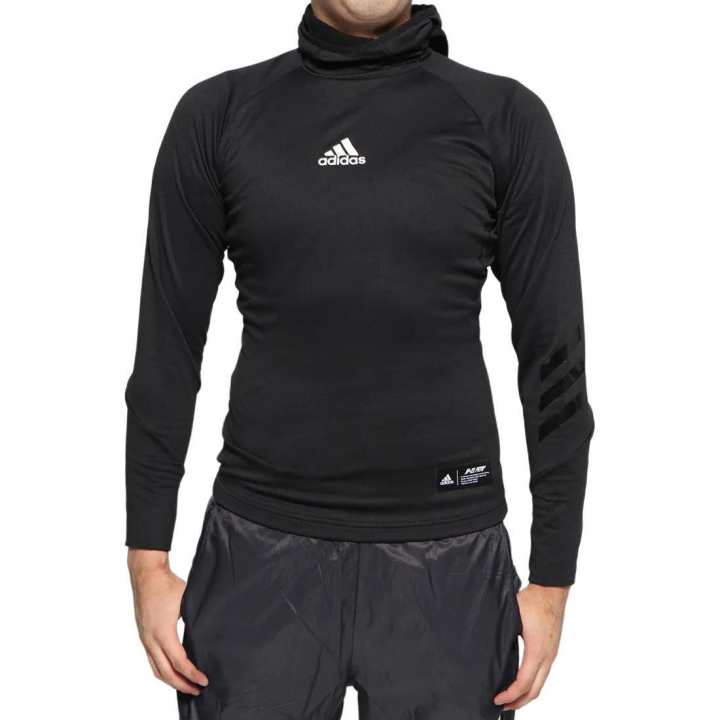 Adidas Adidas Sweatshirts Men's Black Hooded Moderate Regular