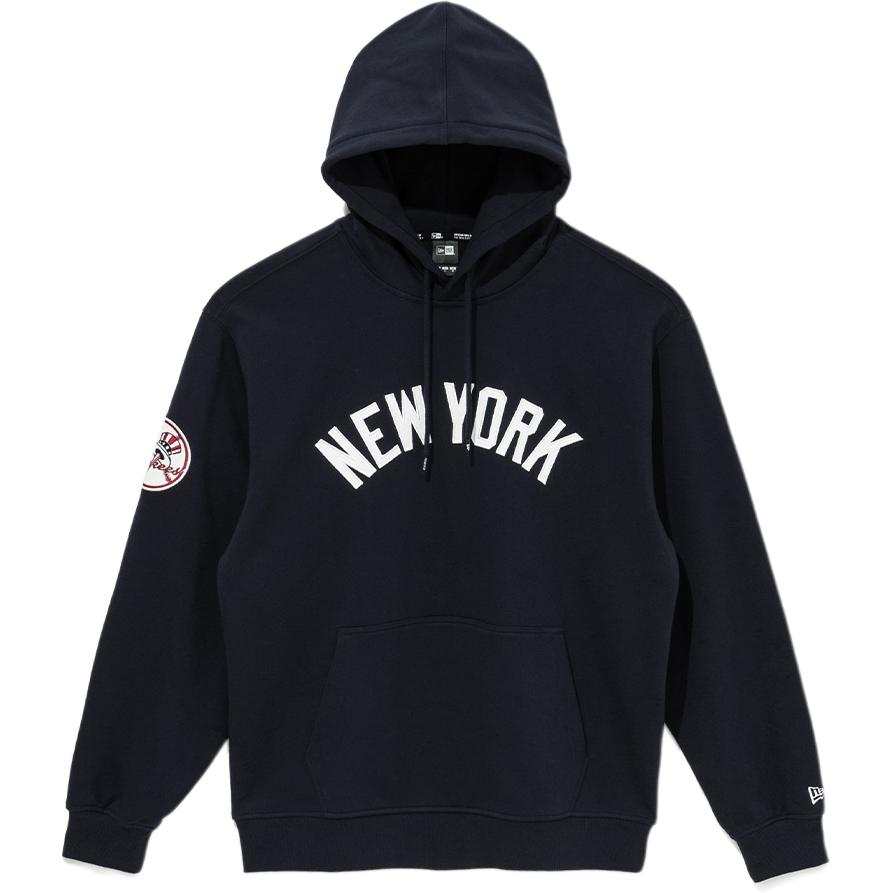 New Era Sweatshirts Unisex Blue Hooded Non Detachable Moderate