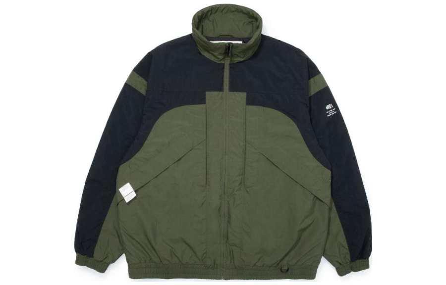 MADNESS Jackets Unisex Army Green Stand Collar Moderate Other