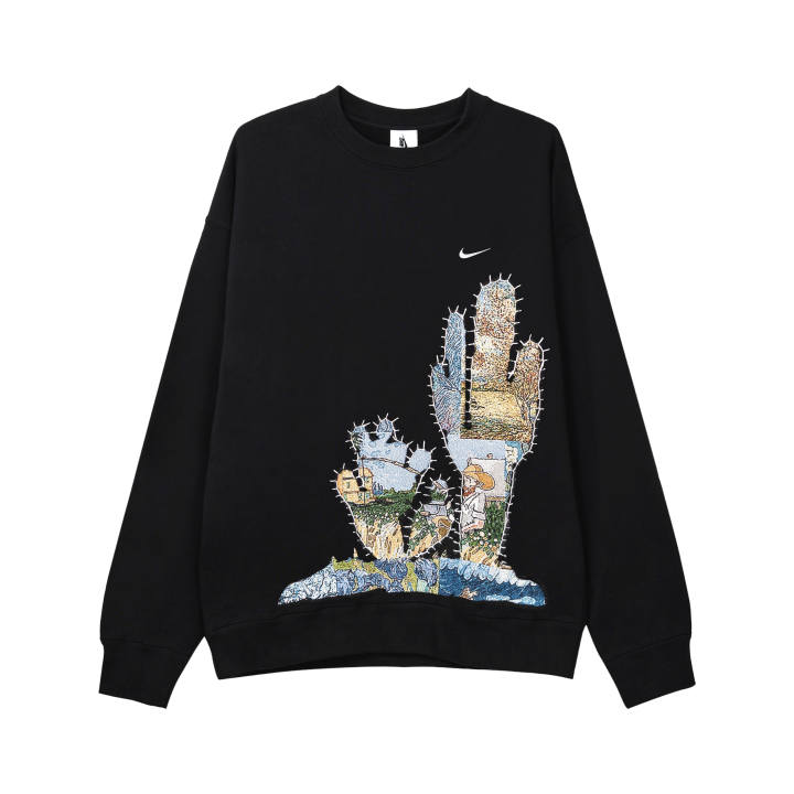 Nike Nike Sweatshirts Unisex Black Crew Neck Moderate Regular