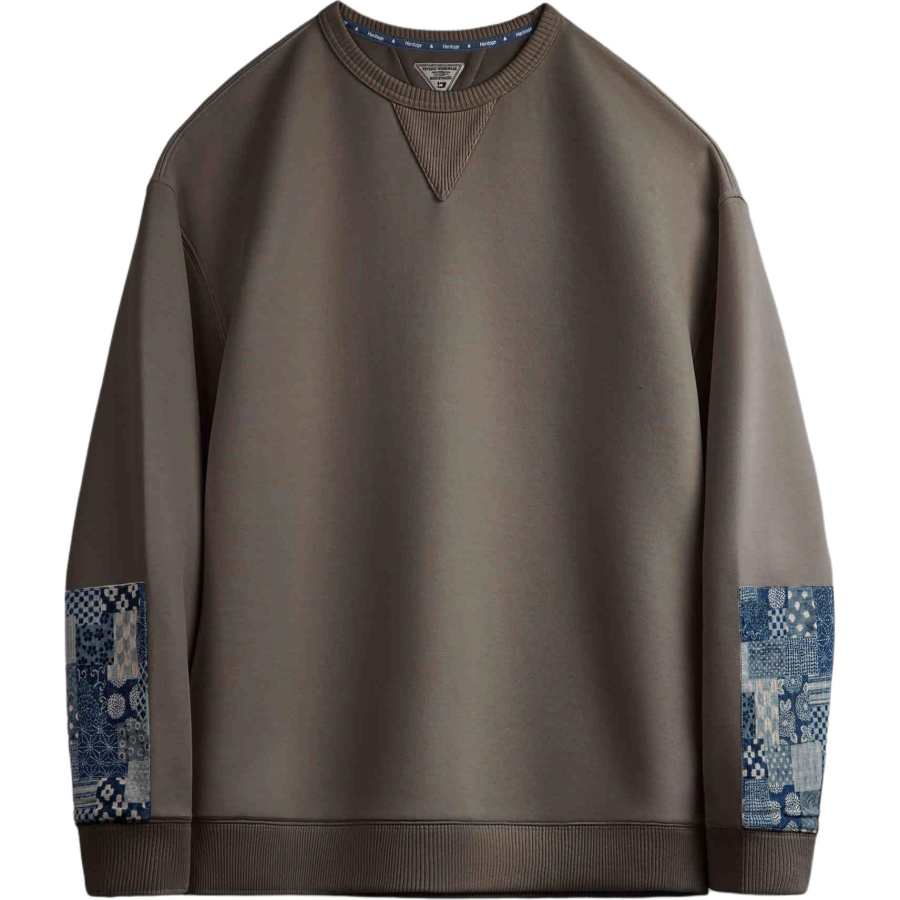 MADEN Sweatshirts Men's Crew Neck Moderate Regular