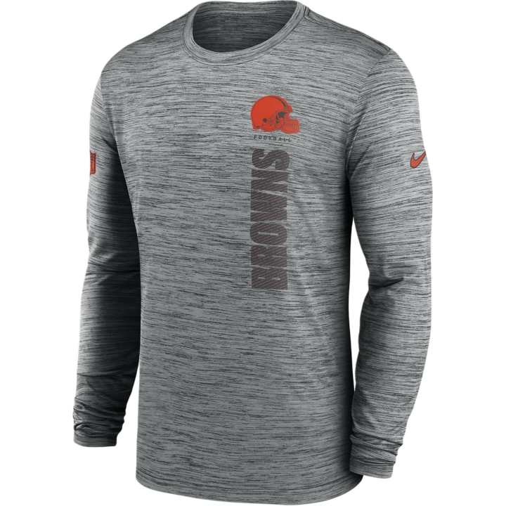 Nike Nike Cleveland Browns Sideline Velocity Men's Nike Dri FIT Nfl Long Sleeve T Shirt