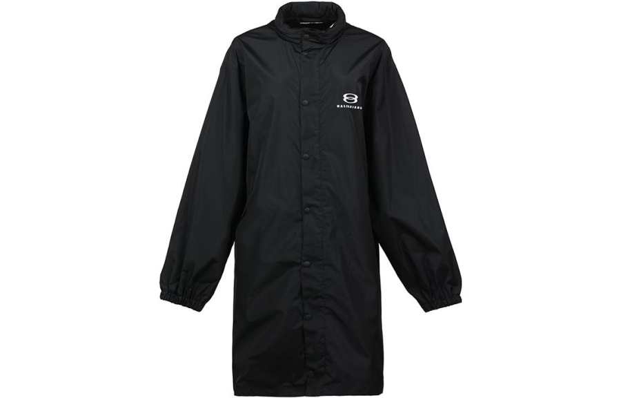 Balenciaga Logo Intarsia Raincoat