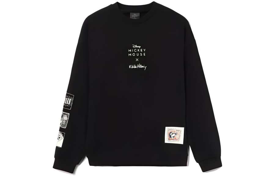 Li-Ning Li Ning x Disney Mickey X Keith Sweatshirt Men's Black