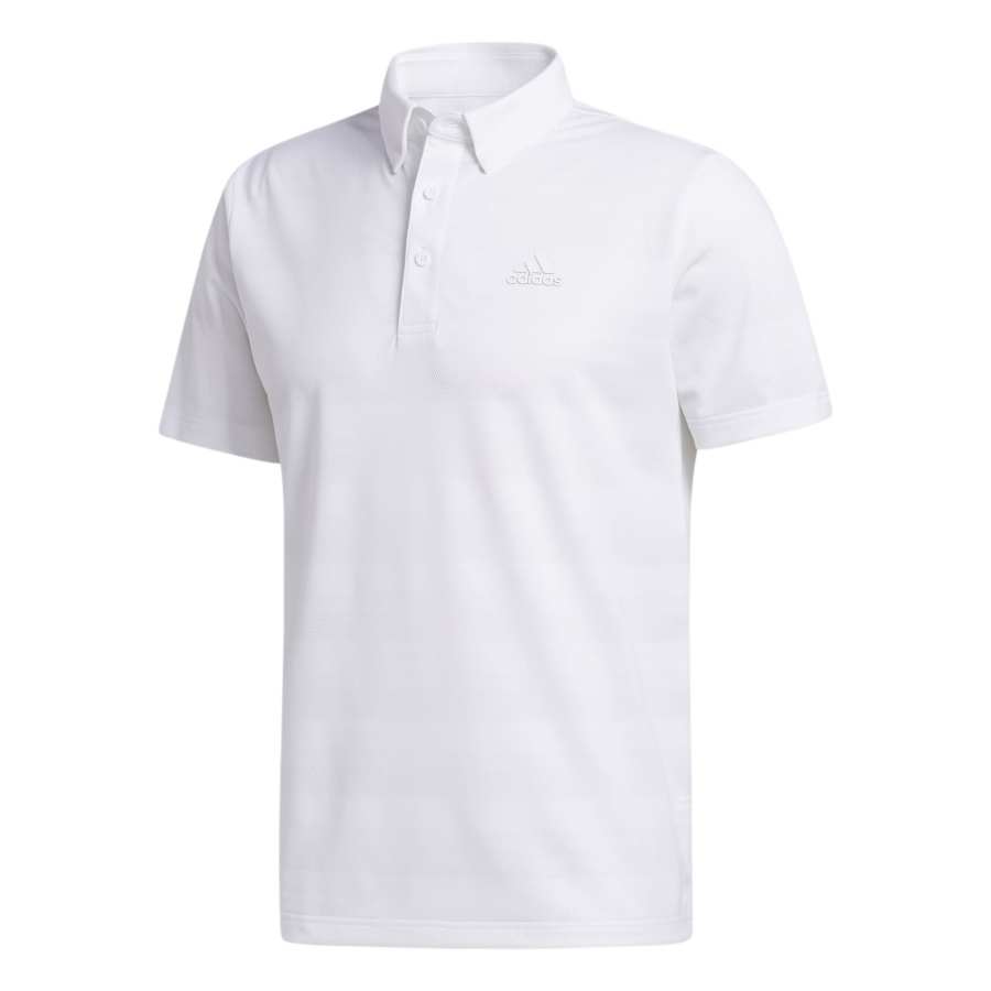 Adidas Adidas Polo Shirts Men's White Polo Collar Moderate Straight Fit