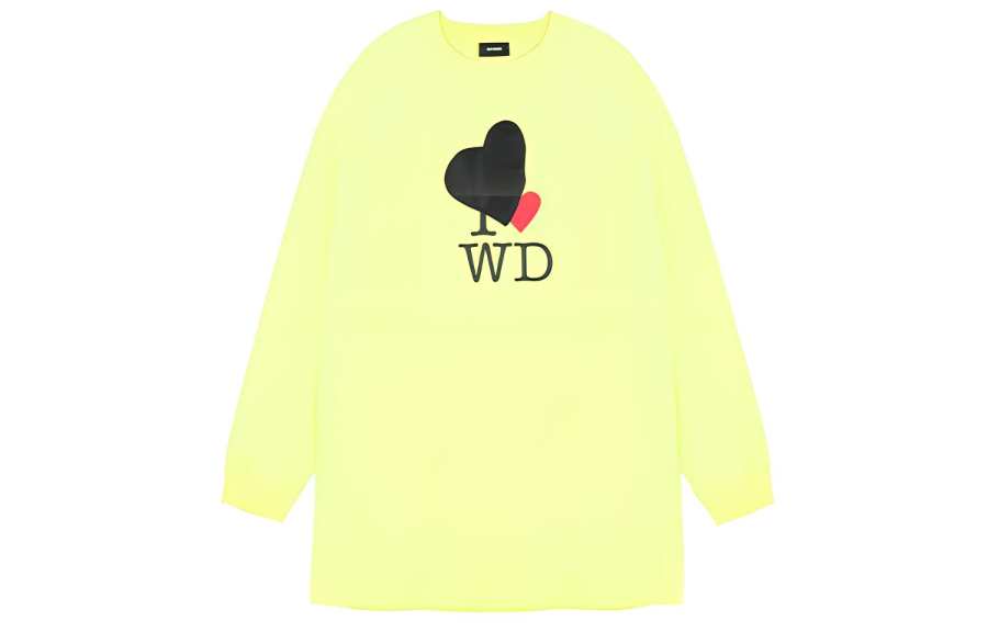 WE11DONE WE11DONE Sweatshirt Unisex Neon Yellow