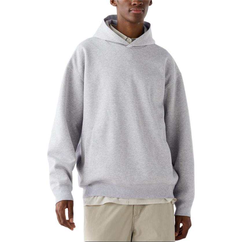 UNIQLO Sweatshirts Unisex 03 Gray Hooded Moderate Regular