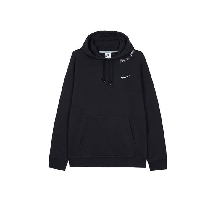 Nike Nike Sweatshirts Men's Black Hooded Moderate Regular