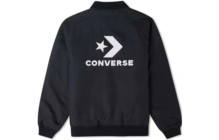 Converse Converse Jackets Men's Black Baseball Collar Moderate Other