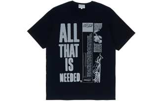 Cav Empt T Shirts Men's Black Crew Neck Moderate Straight Fit