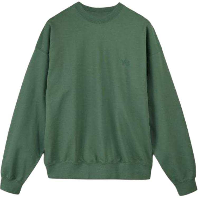 Y-3 logo-embroidered crew neck sweatshirt